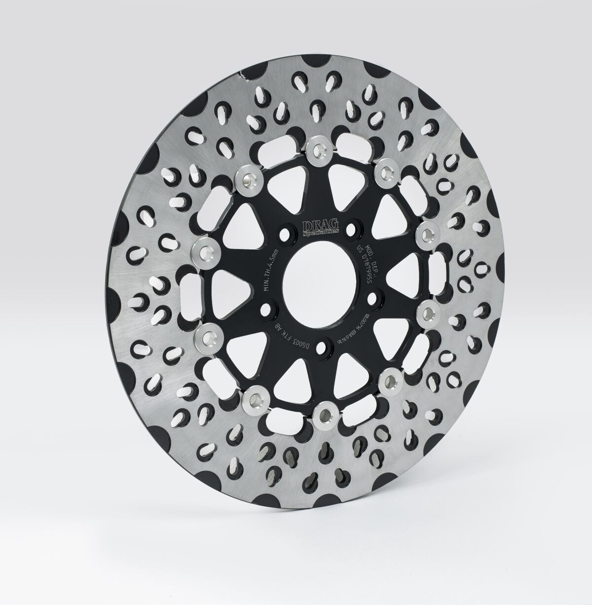 Drag Specialties Brake Rotor Diskle Black Brake Rotors Drag Specialties