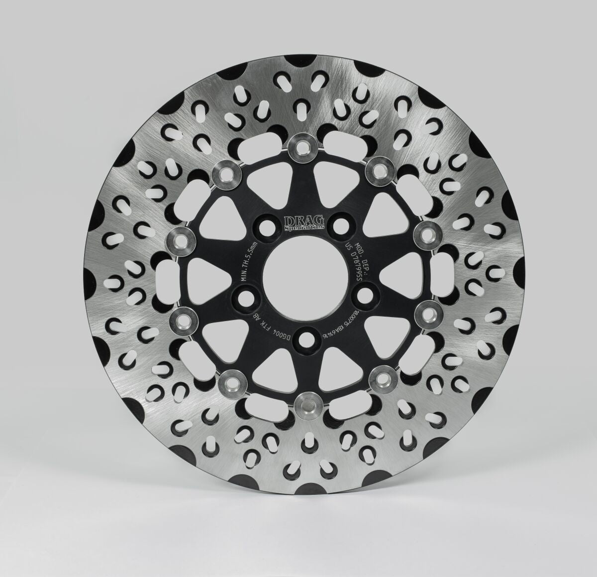 Drag Specialties Brake Rotor Diskle Black Brake Rotors Drag Specialties