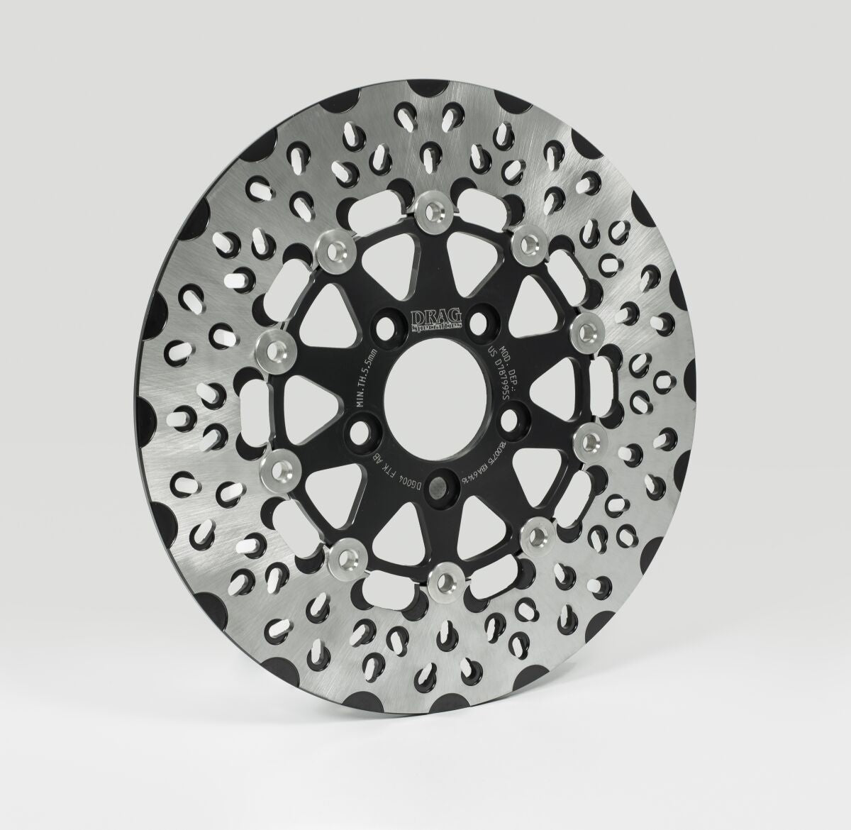 Drag Specialties Brake Rotor Diskle Black Brake Rotors Drag Specialties