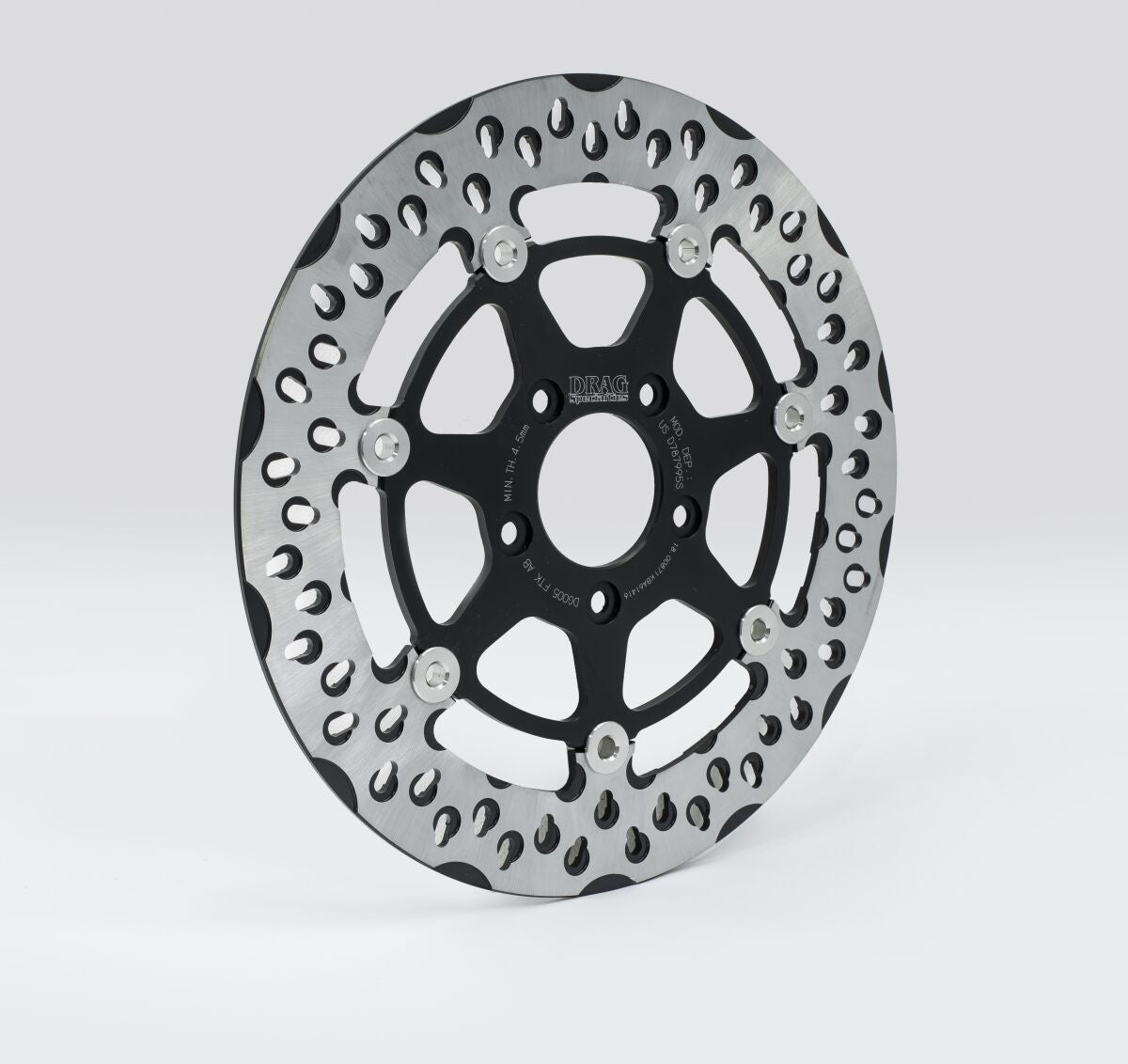 Drag Specialties Brake Rotor Diskle Black Brake Rotors Drag Specialties