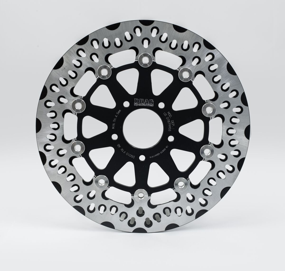 Drag Specialties Brake Rotor Diskle Black Brake Rotors Drag Specialties