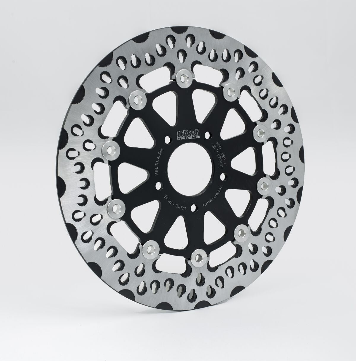 Drag Specialties Brake Rotor Diskle Black Brake Rotors Drag Specialties