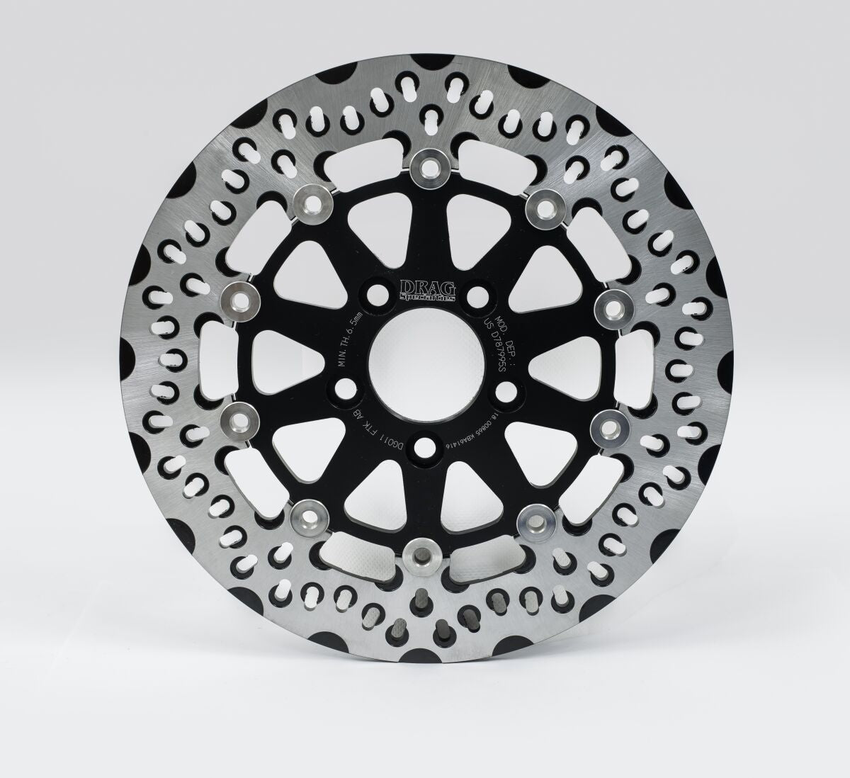 Drag Specialties Brake Rotor Diskle Black Brake Rotors Drag Specialties