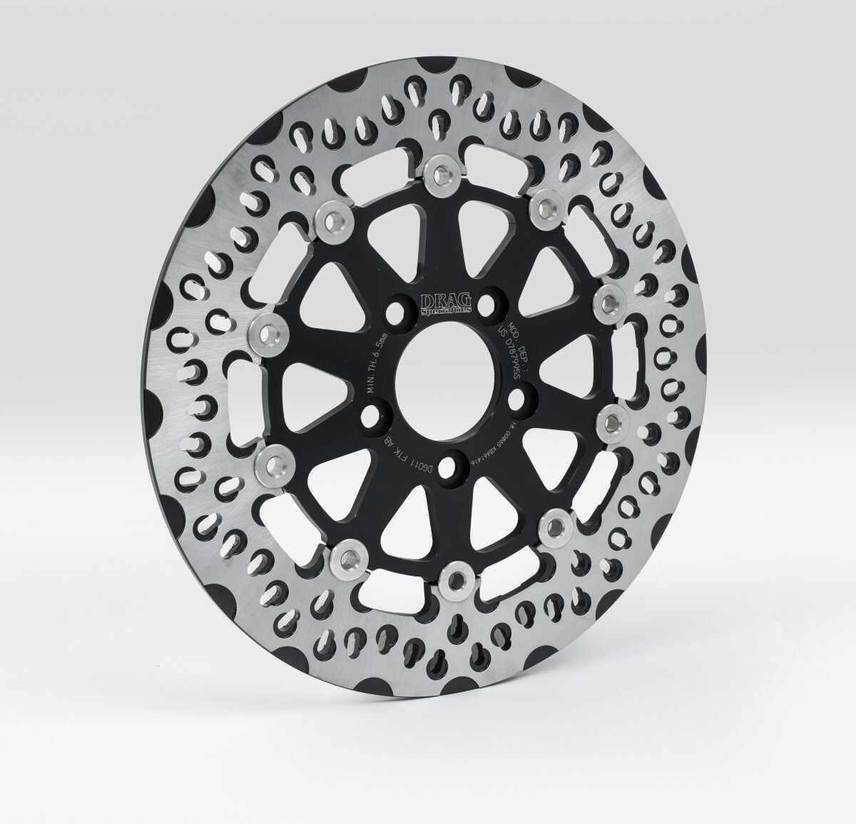 Drag Specialties Brake Rotor Diskle Black Brake Rotors Drag Specialties