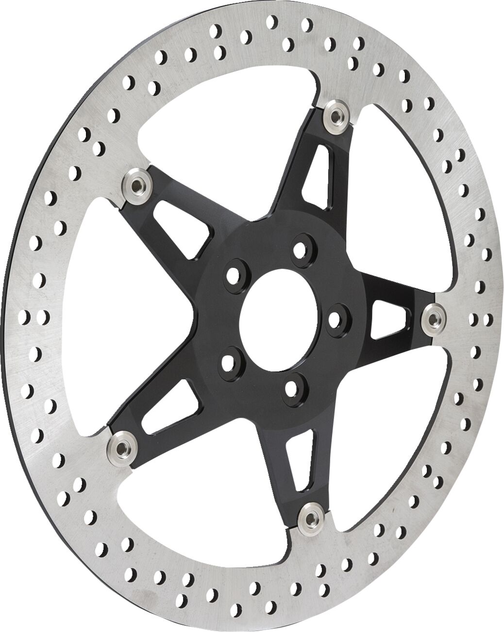 Arlen Ness 14" Right Big Brake Rotor Hub Mount, Black - 00-07 / 08+ Touring Brake Rotors Arlen Ness