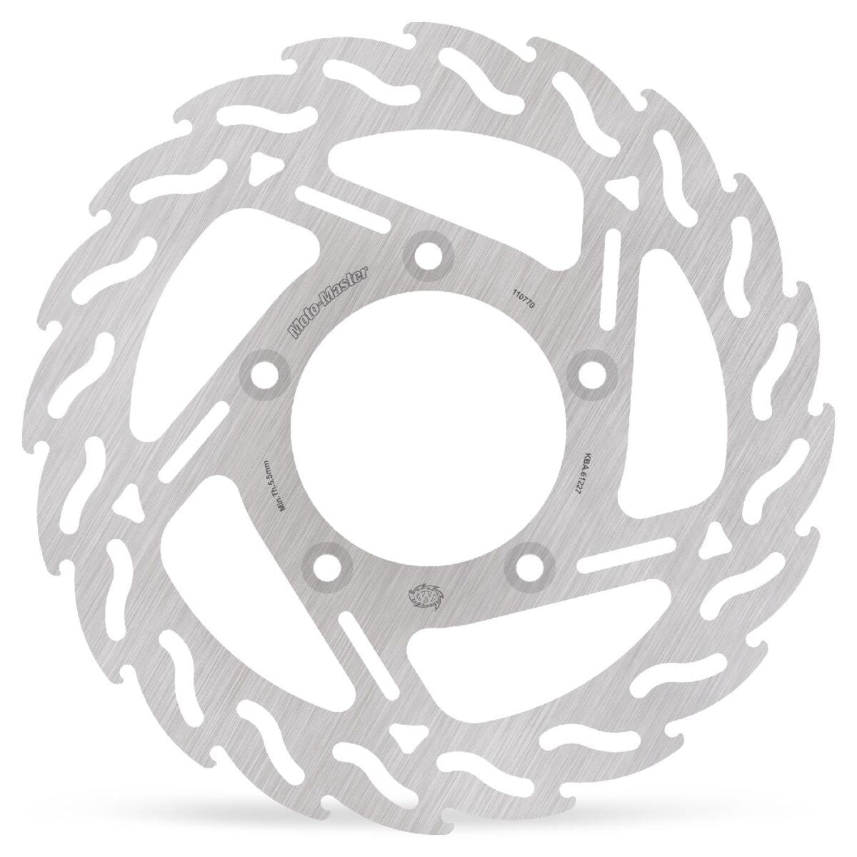 Moto Master Brake Rotor Fixed Flame Rear Brake Rotors Moto Master