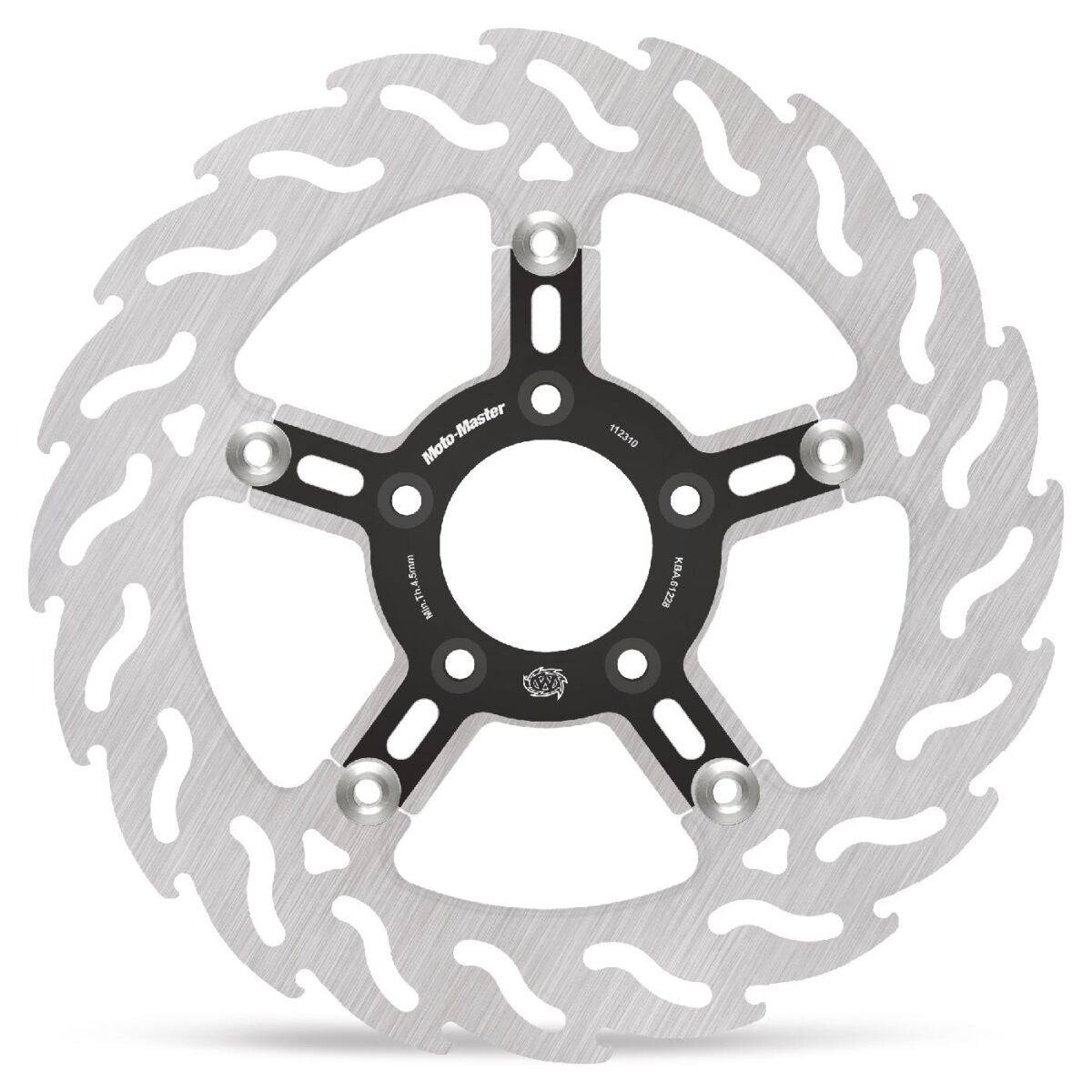 Moto Master Brake Disc Float Flame Front R Brake Rotors Moto Master