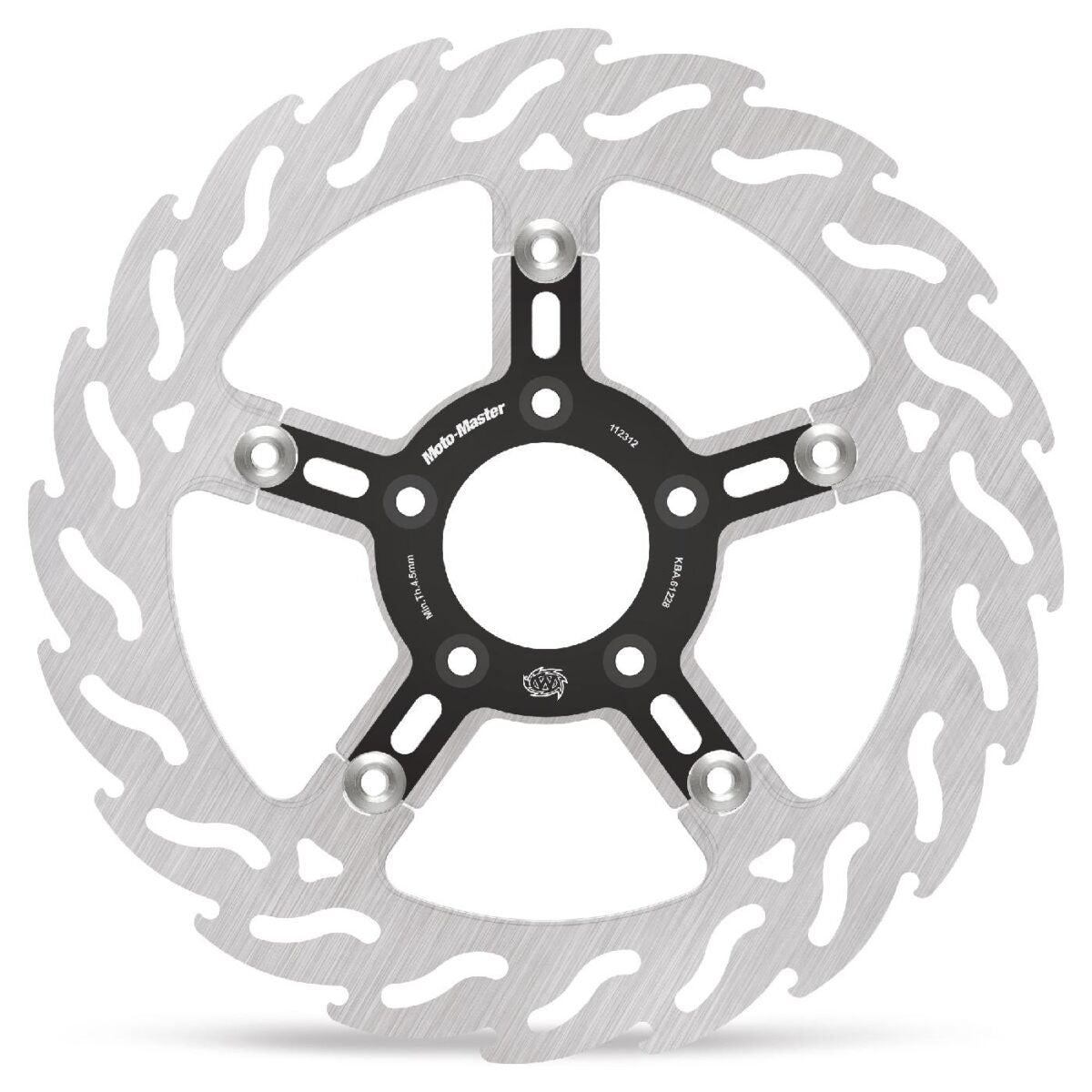 Moto Master Brake Rotor Floating Flame Front Brake Rotors Moto Master