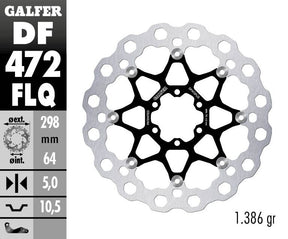 Galfer Brake Disc Float Cubiq BRAKE ROTORS - STREET Galfer