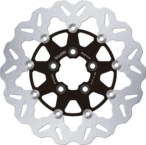 Galfer 11,5" Brake Rotor Floating Wave Steel Center, Black Brake Rotors Galfer