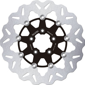 Brake Rotor Floating Wave Steel Center, Black Brake Rotors Galfer Default Title