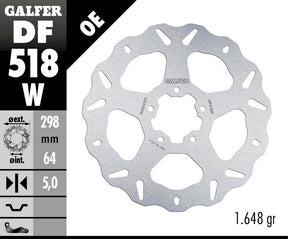 Galfer Brake Rotor Fixed Wave Brake Rotors Galfer