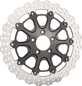 13" Front Rotor, Black - 09-24 Touring Brake Rotors Slyfox