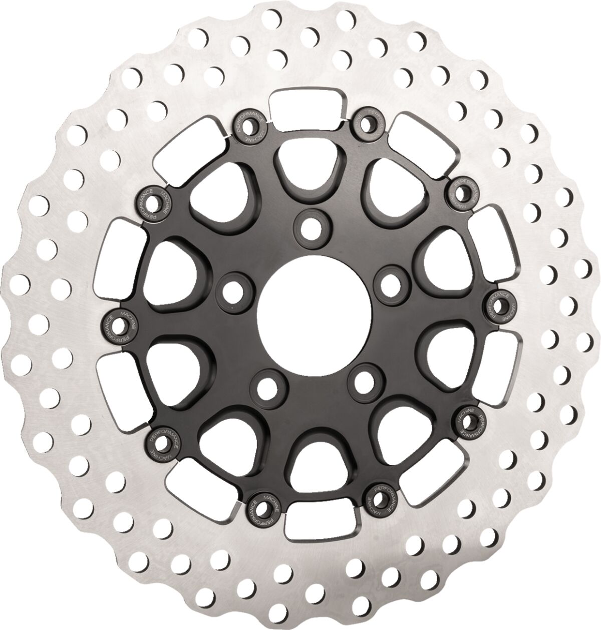 11.8" Rear Rotor, Black - 09-24 Touring Brake Rotors Slyfox