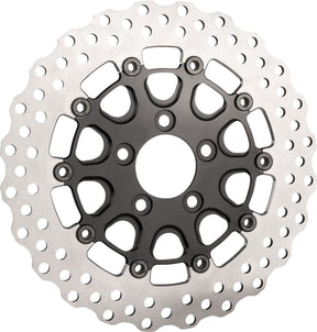 11.8" Rear Rotor, Black - 09-24 Touring Brake Rotors Slyfox
