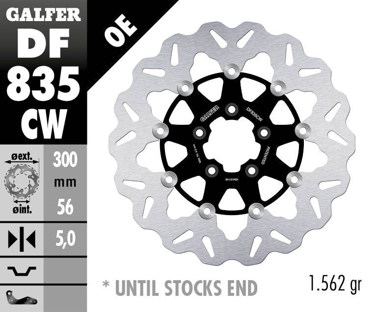 Galfer Brake Rotor Floating Wave Brake Rotors Galfer