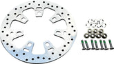 Drag Specialties Rotor Front 11.8" Mirror Polished Stainless 7 Lug Brake Rotors Drag Specialties