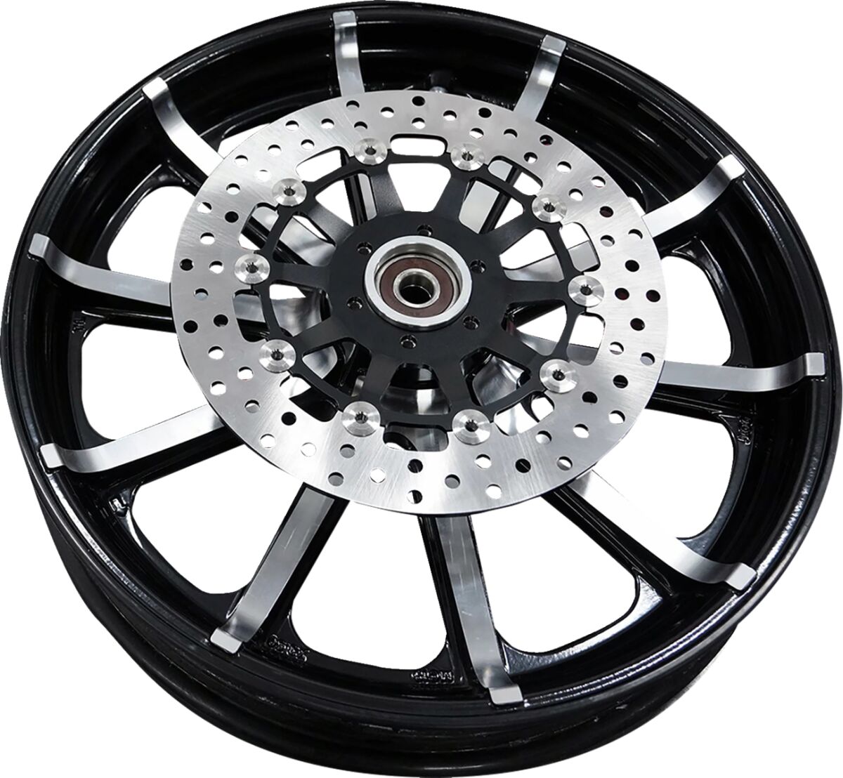 Arlen Ness Factory Replacement Front Brake Rotor, Black 14+ Indian/Victory Brake Rotors Arlen Ness