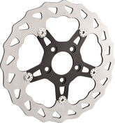 Arlen Ness 11.8" Floating Rotator II Right Brake Rotor, Black Brake Rotors Arlen Ness