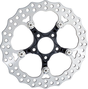 Arlen Ness 11" Spider Brake Rotor, Black Brake Rotors Arlen Ness