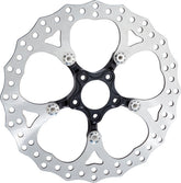 Arlen Ness 14" Spider Brake Rotor, Black Brake Rotors Arlen Ness