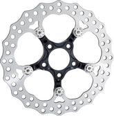 Arlen Ness 11.8" Spider Rear Brake Rotor, Black - 09+ Touring Brake Rotors Arlen Ness