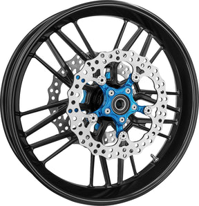 Arlen Ness 11.8" Spider Brake Rotor, Blue Brake Rotors Arlen Ness
