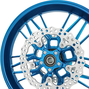 Arlen Ness 11.8" Spider Brake Rotor, Blue Brake Rotors Arlen Ness