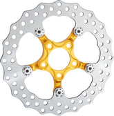 Arlen Ness 11.5" Spider Brake Rotor, Gold Brake Rotors Arlen Ness