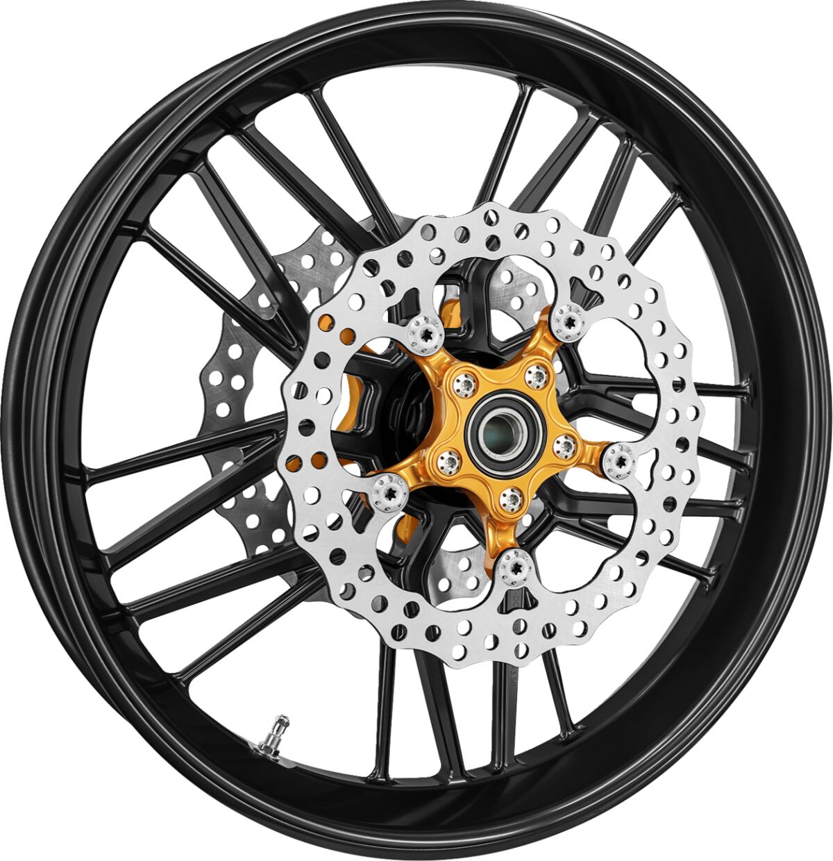 Spider Rotor 11 4/5" Gold Arlen Ness