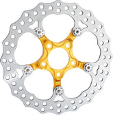 Arlen Ness 11.8" Spider Brake Rotor, Gold Brake Rotors Arlen Ness