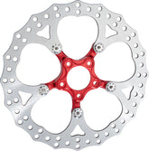 Arlen Ness 14" Spider Brake Rotor, Red Brake Rotors Arlen Ness