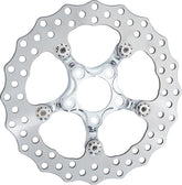 Arlen Ness 11.5" Spider Brake Rotor, Chrome Brake Rotors Arlen Ness
