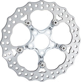 Arlen Ness 11.8" Spider Brake Rotor, Chrome Brake Rotors Arlen Ness