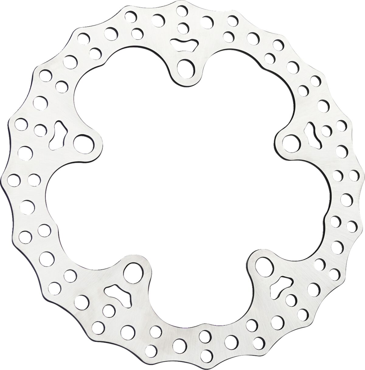 Arlen Ness Rotor Jagged 320 Mm Spoke Mount BRAKE ROTORS - STREET Arlen Ness