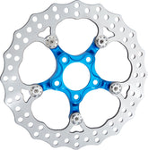Arlen Ness Rotor Front Spider 320 Mm Blue BRAKE ROTORS - STREET Arlen Ness