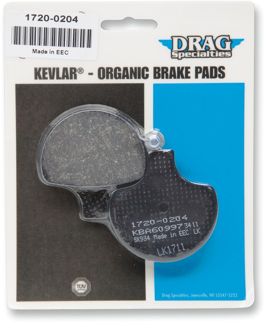 Drag Specialties Brake Pad Drag Organic BRAKE PADS - ORGANIC Drag Specialties