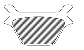 Drag Specialties Brake Pad Drag Organic BRAKE PADS - ORGANIC Drag Specialties