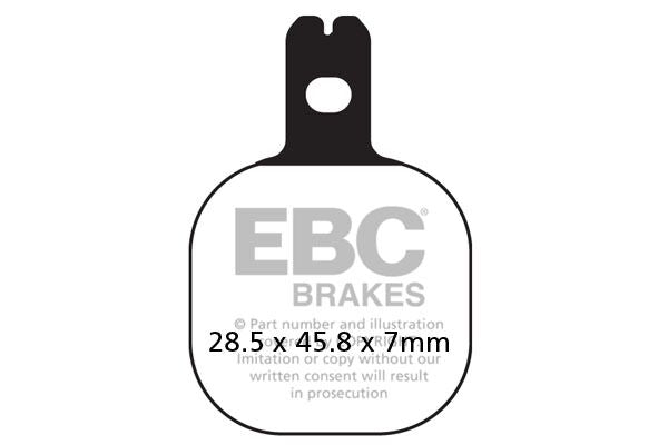 Ebc Brake Pad Fa Ser Organic BRAKE PADS - ORGANIC Ebc