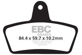 Ebc Brake Pad Fa Ser Organic BRAKE PADS - ORGANIC Ebc