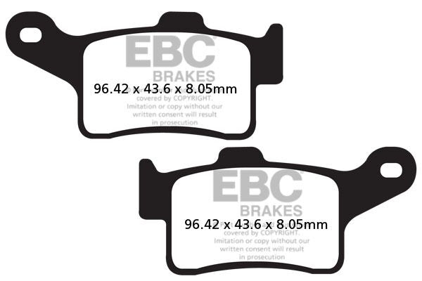 Ebc Brake Pad Fa Series Organic Scooter Organic Brake Pads Ebc