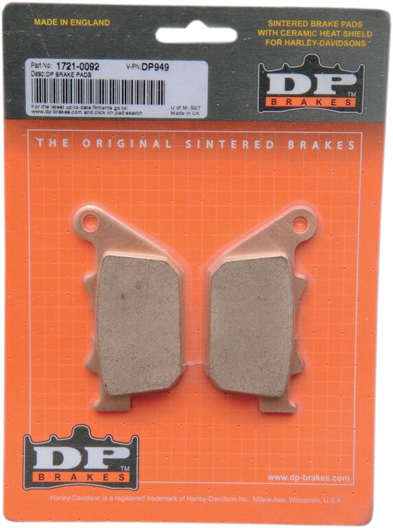 Dp Brakes Brake Pad Dp Sintered Replacement Street Touring Off Road/Atv Sintered Metal Brake Pads Dp Brakes