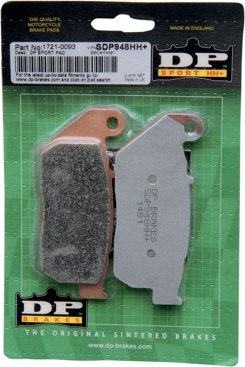 Dp Brakes Brake Pad Sdp Sport Hh+ High Friction Street Sintered Metal Brake Pads Dp Brakes