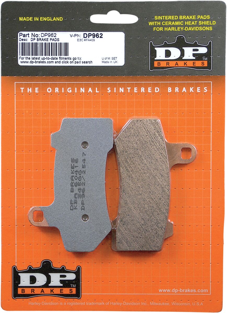 Dp Brakes Brake Pad Dp Sintered Replacement Street Touring Off Road/Atv Sintered Metal Brake Pads Dp Brakes