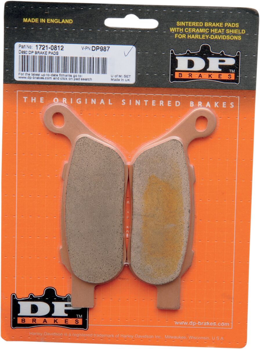Dp Brakes Brake Pad Dp Sintered Replacement Street Touring Off Road/Atv Sintered Metal Brake Pads Dp Brakes