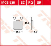 Trw Brake Pad Trw Mcb535 Rq BRAKE PADS - SINTERED METAL Trw