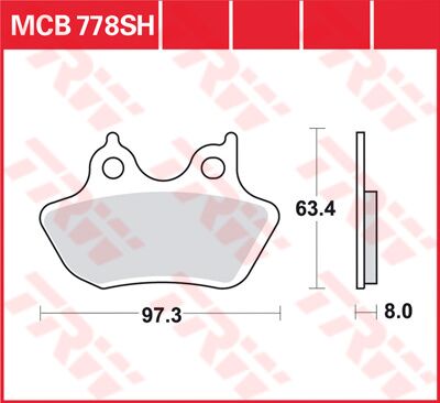 Trw Brake Pad Sh Sinter Performance Street & Road Tracks Sintered Metal Brake Pads Trw