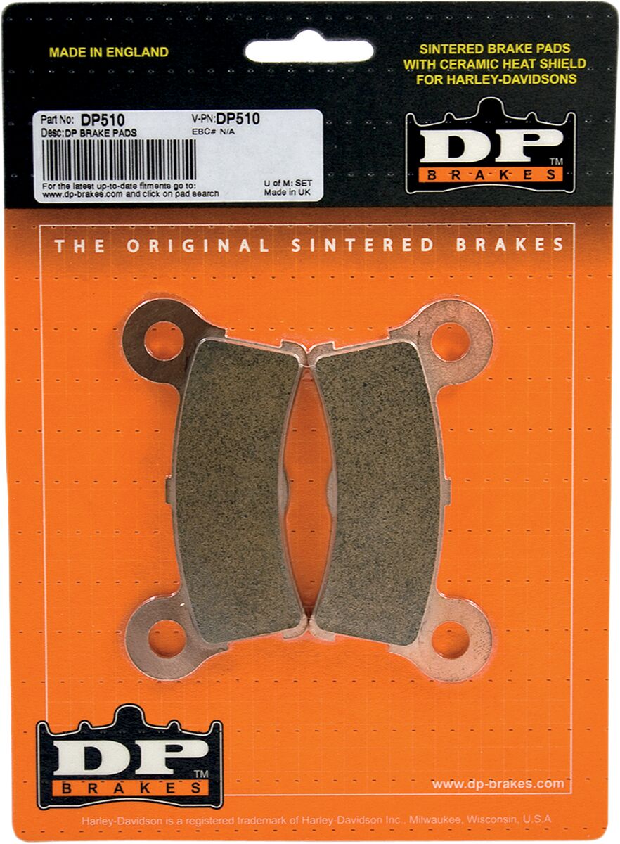 Dp Brakes Brake Pad Dp Sintered Replacement Street Touring Off Road/Atv Sintered Metal Brake Pads Dp Brakes