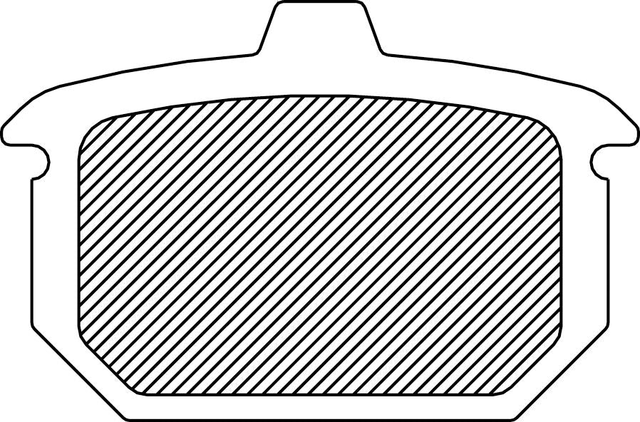 Drag Specialties Brake Pad Sintered Sintered Metal Brake Pads Drag Specialties