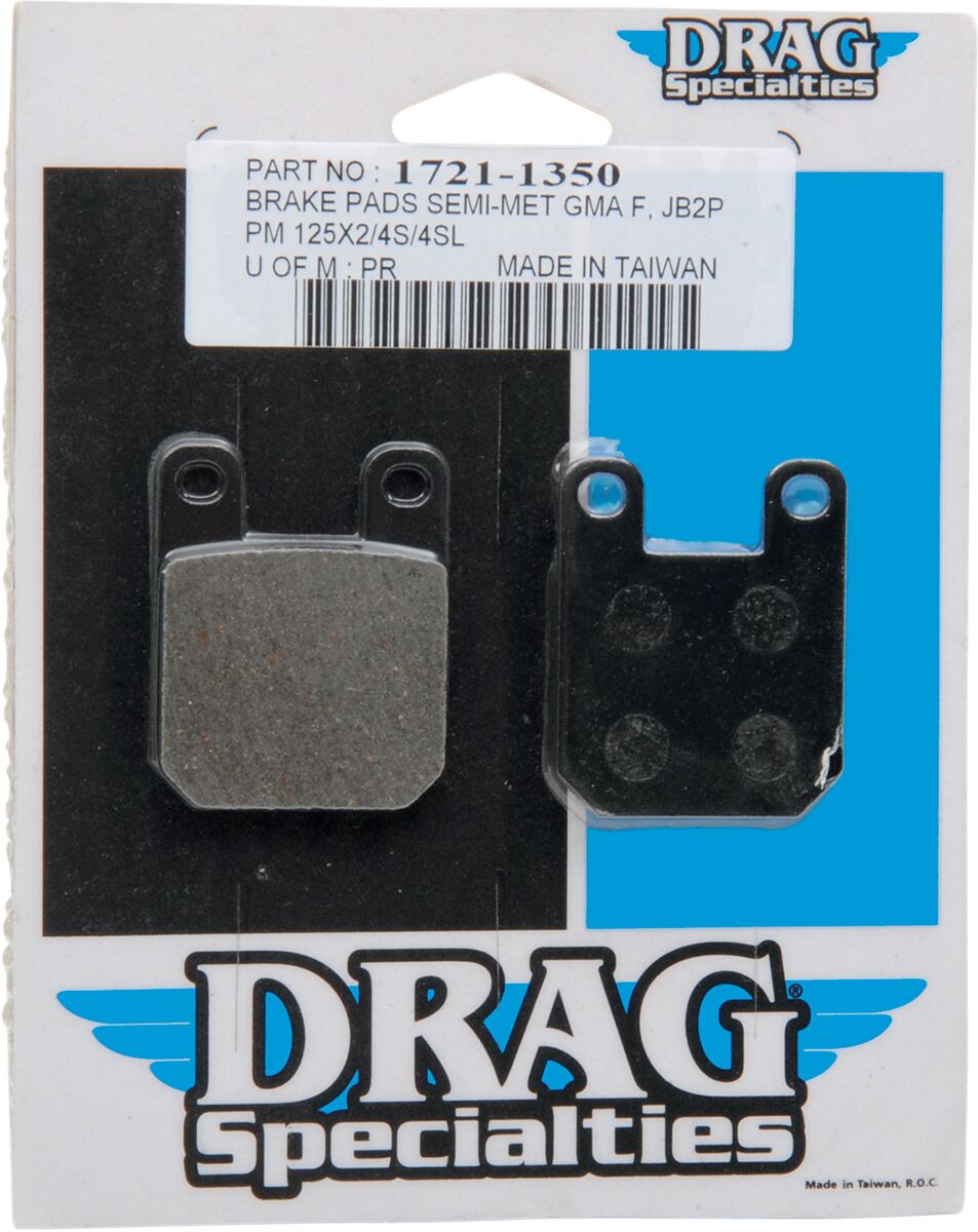 Drag Specialties Brake Pad Drag Sinterd BRAKE PADS - SINTERED METAL Drag Specialties